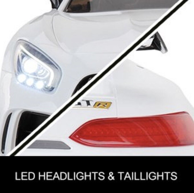 Mercedes Benz Kids Car With Remote Control, LED Lights And MP3 Player