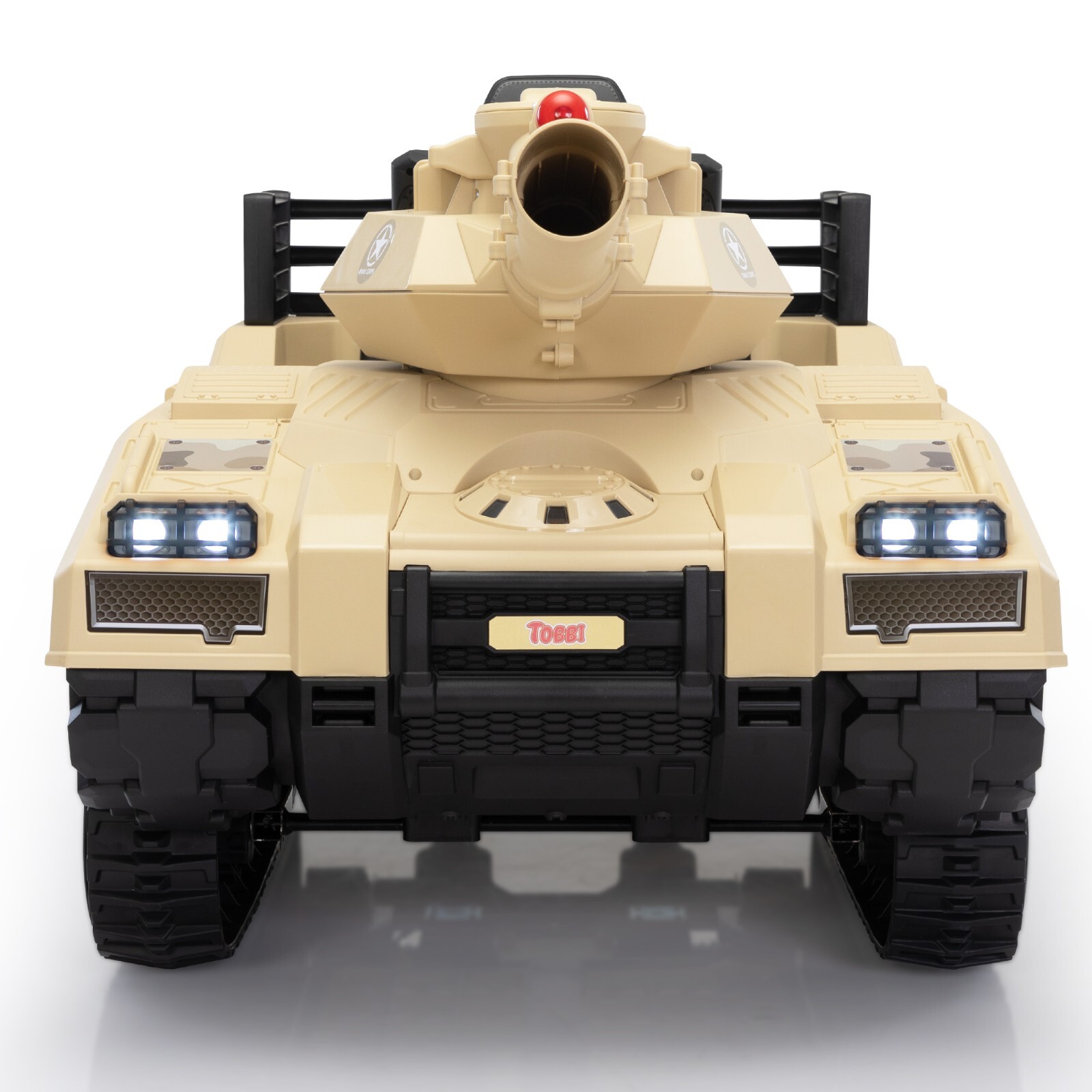 24V Kids Ride On Car Electric Tank Car with Remote Control 360 Degree Spin