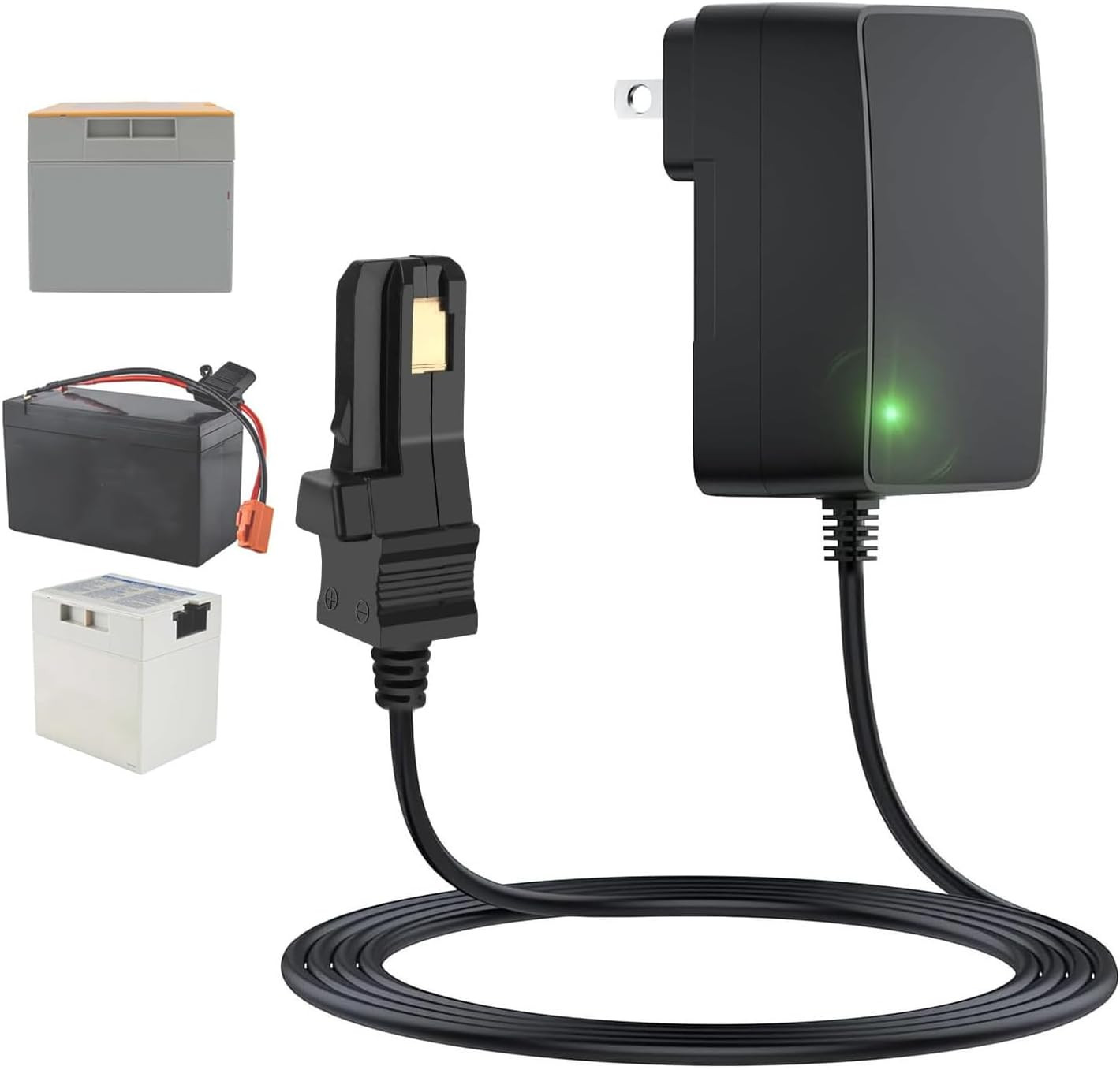 for Power Wheels 12 Volt Battery Charger, 6.6ft Cord with DualColor Indicator…