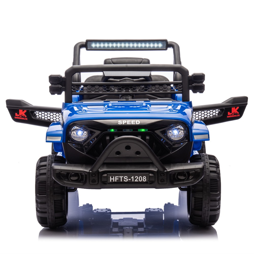 12V Kids Ride On Electric Truck Car W/Parents Control,2WD,Four-wheel suspension