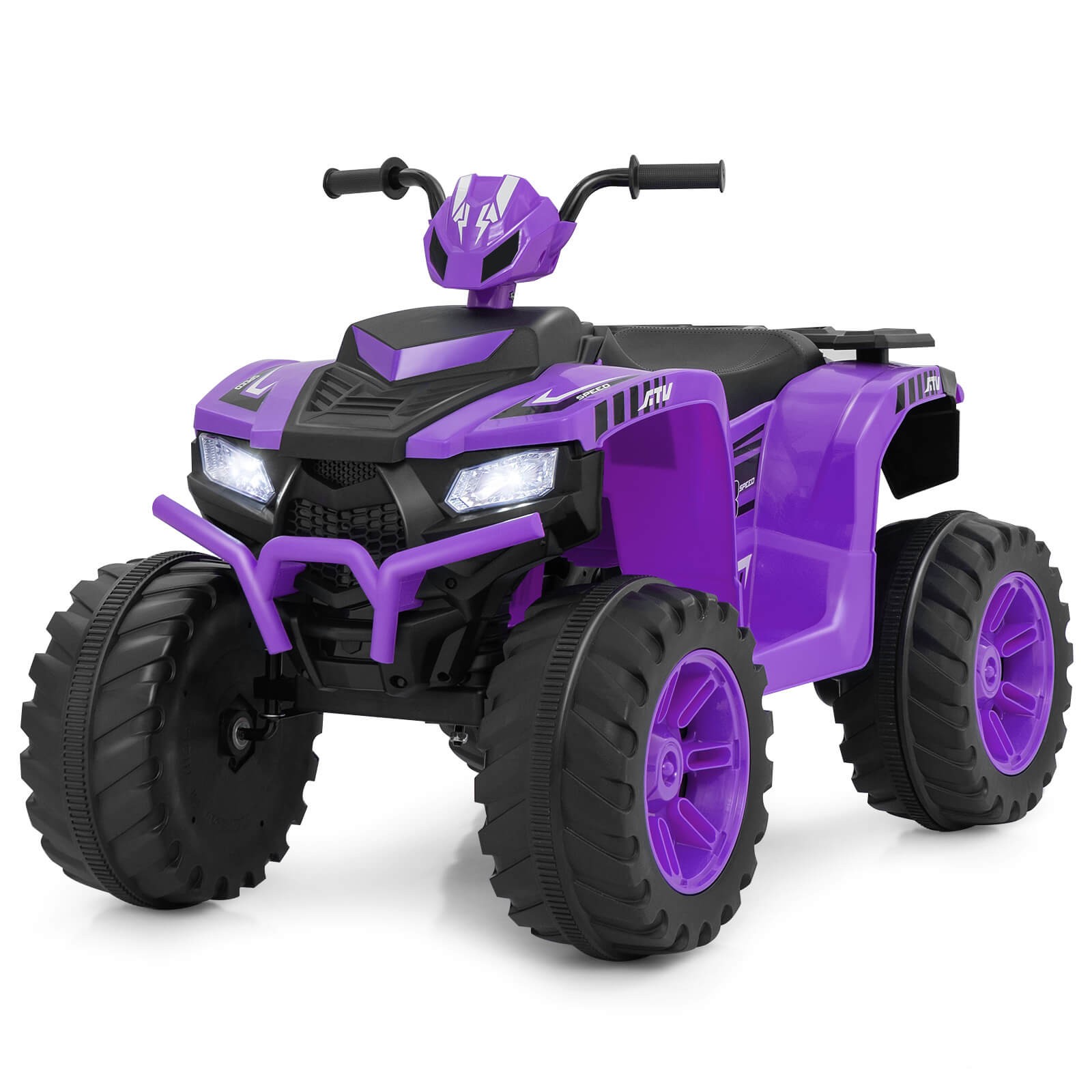 24V Kids Ride-On Electric ATV 4-Wheeler Quad Car with Wireless Connection