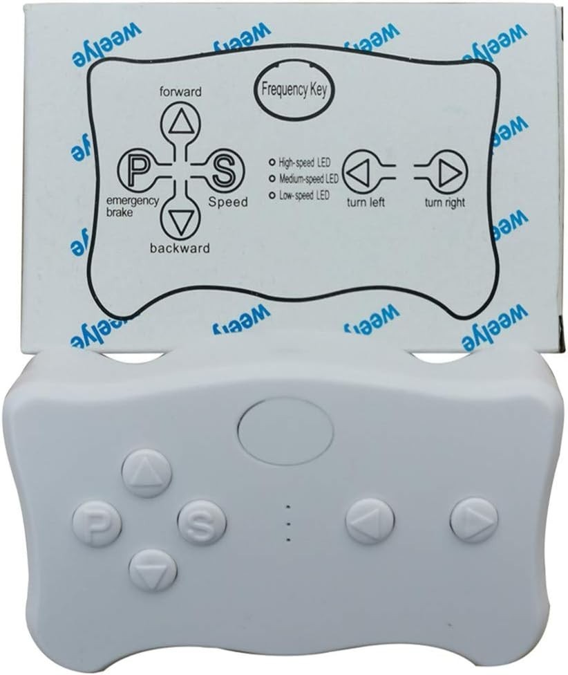 Compact 12V Bluetooth Remote Control & Receiver for Ride-On Toy Cars