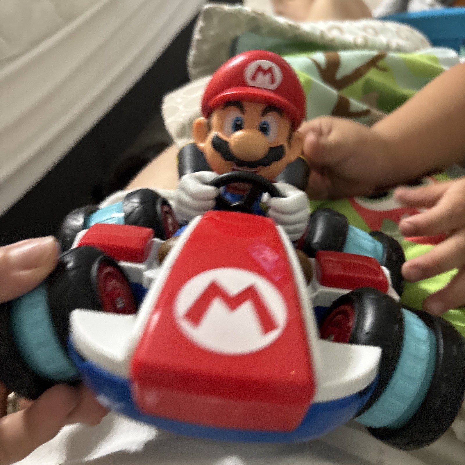 Jakks Super Mario Battery Operated Ride-On Toy Vehicle Red Blue Used