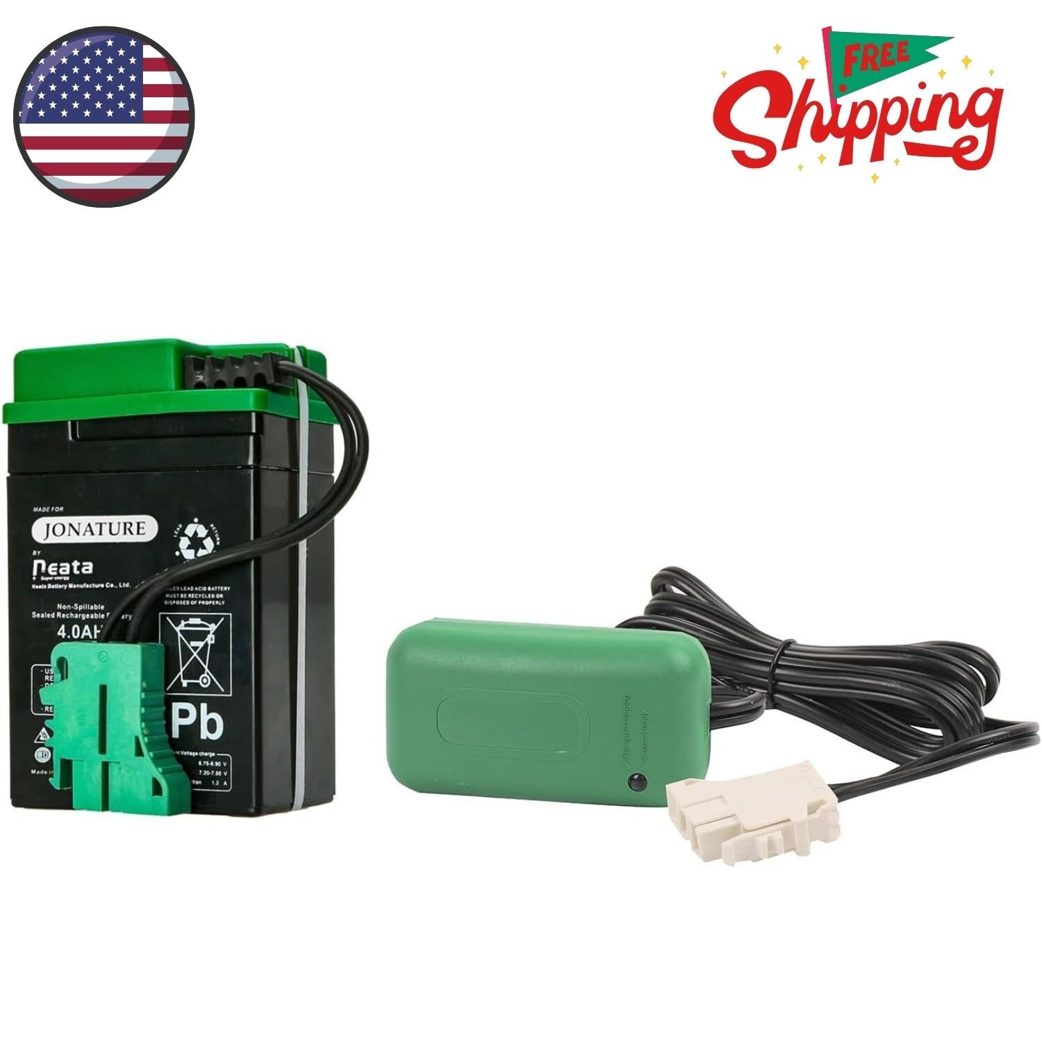 6V Battery + Charger Combo Kit for Peg Perego for John-Deere Express/for …