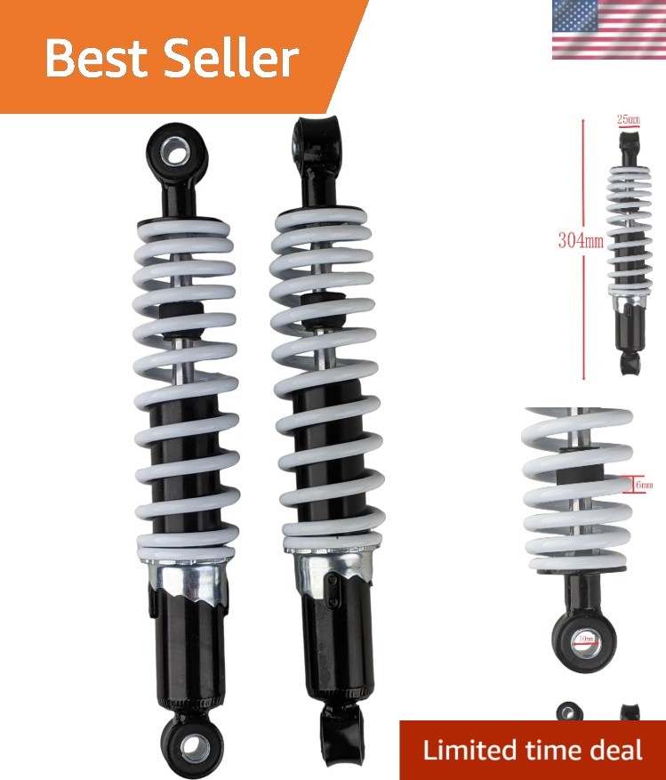 Adjustable 10″ 11″ Front Shock Set for 50cc-125cc ATVs – Enhanced Performance