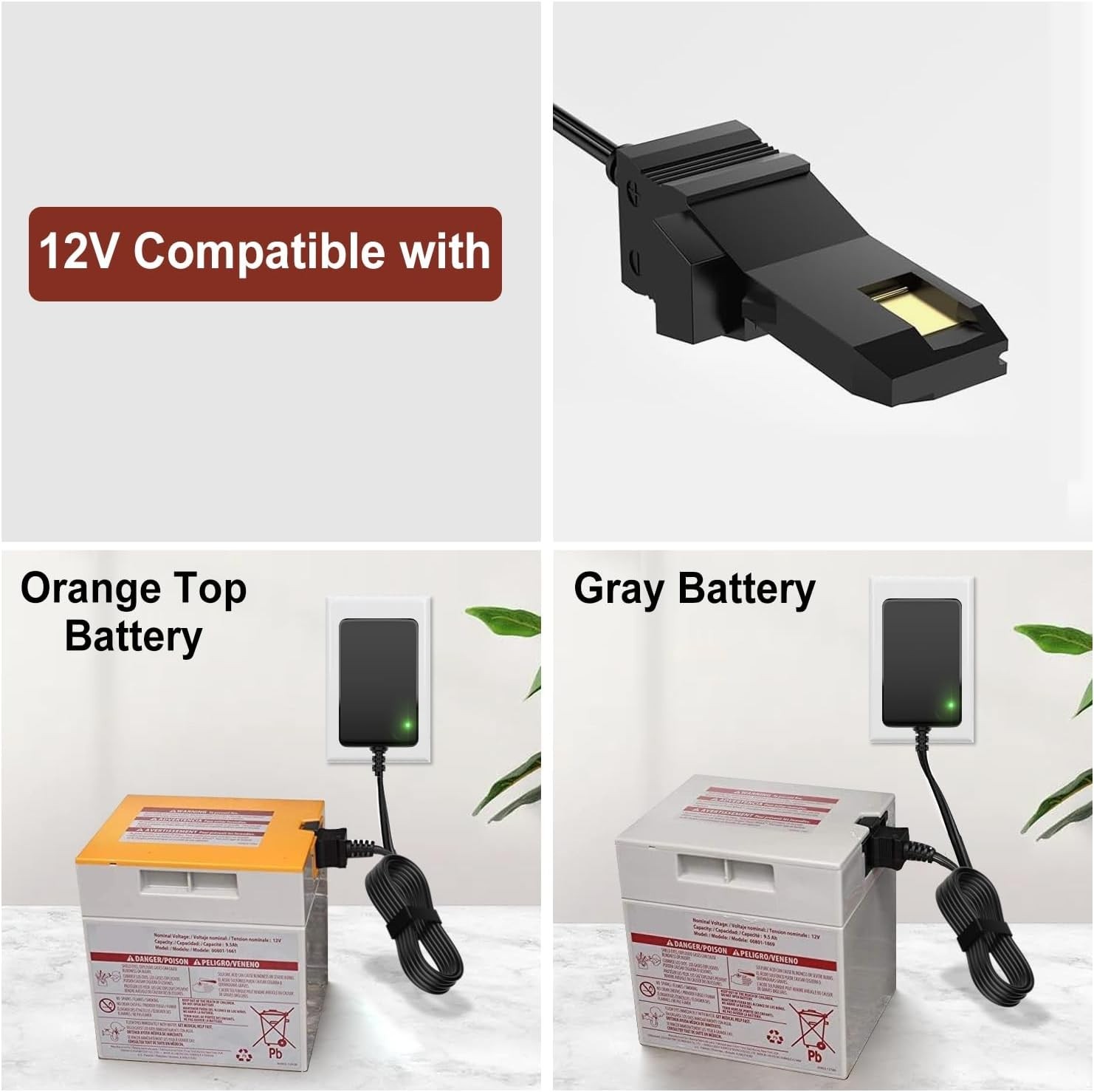 12V Charger for Power Wheels – Safe Replacement for Fisher-Price Ride-Ons