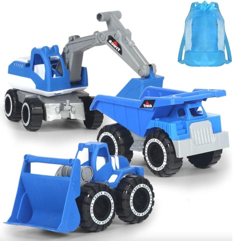 Construction Toy Vehicle Set Excavator Bulldozer Dump Truck Sand Toy Car