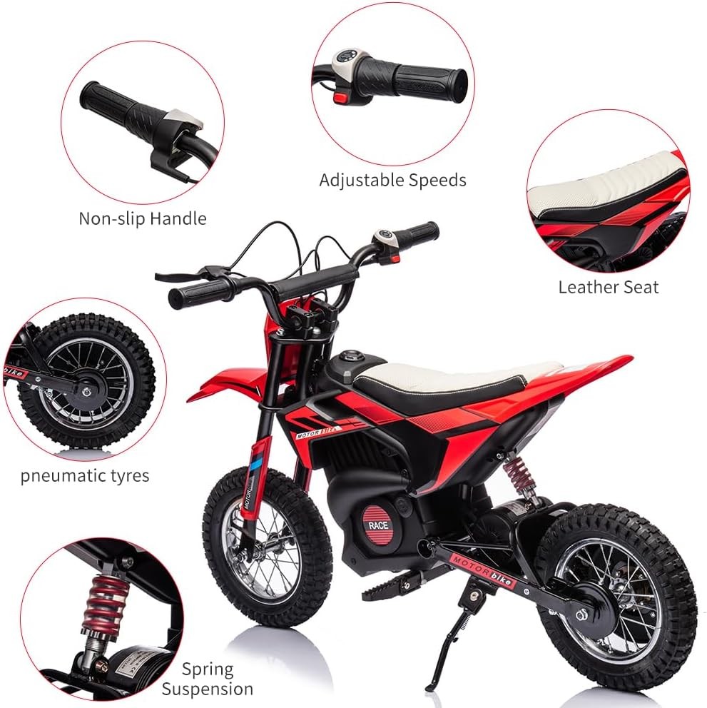 Kids Ride on Dirt Bike 24V Electric Motorcycle Off Road Bike Motocross Child Toy