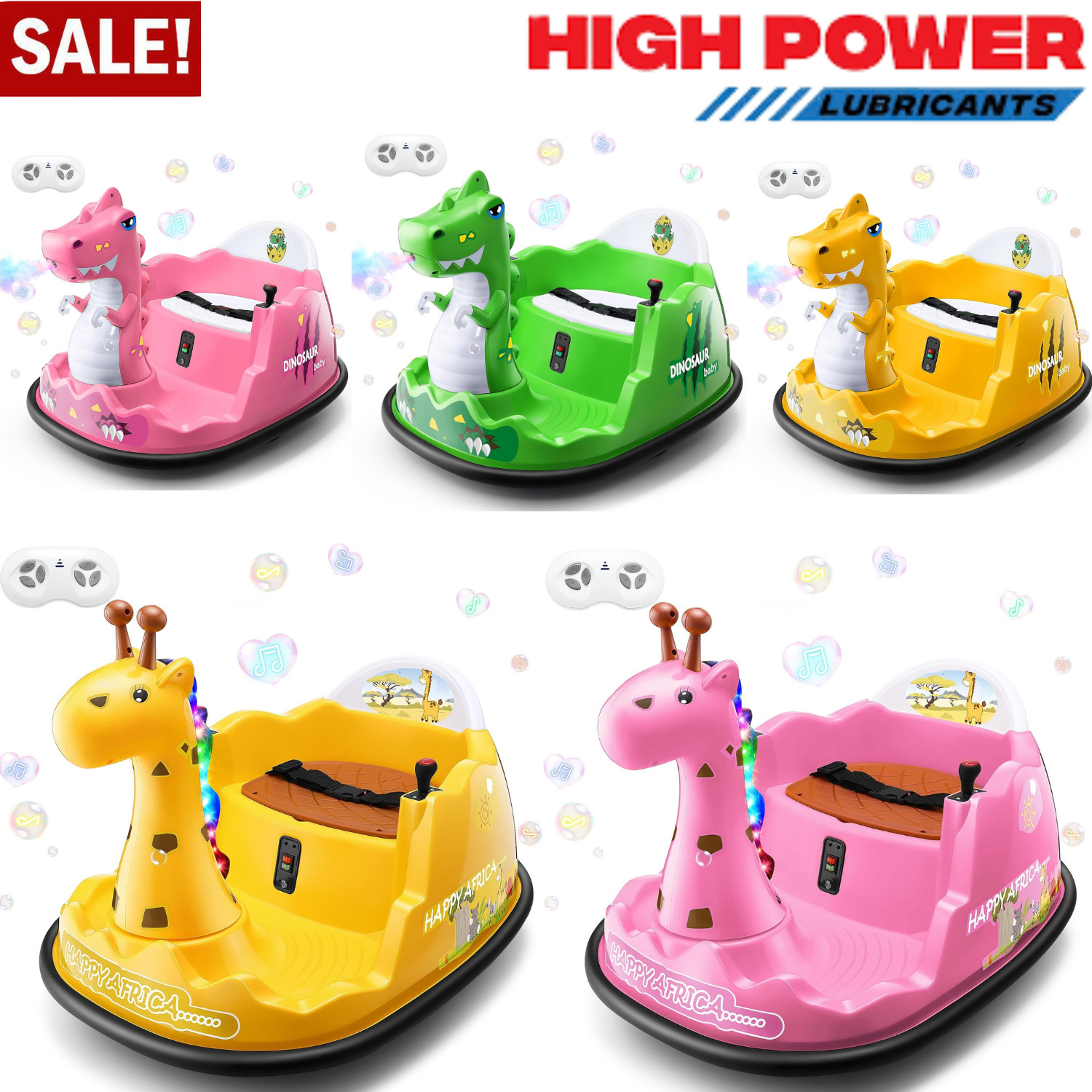 Kids Ride on Car, 12V Bumper Car for Xmas Gift w/ Parent Remote 360 Degree Spin