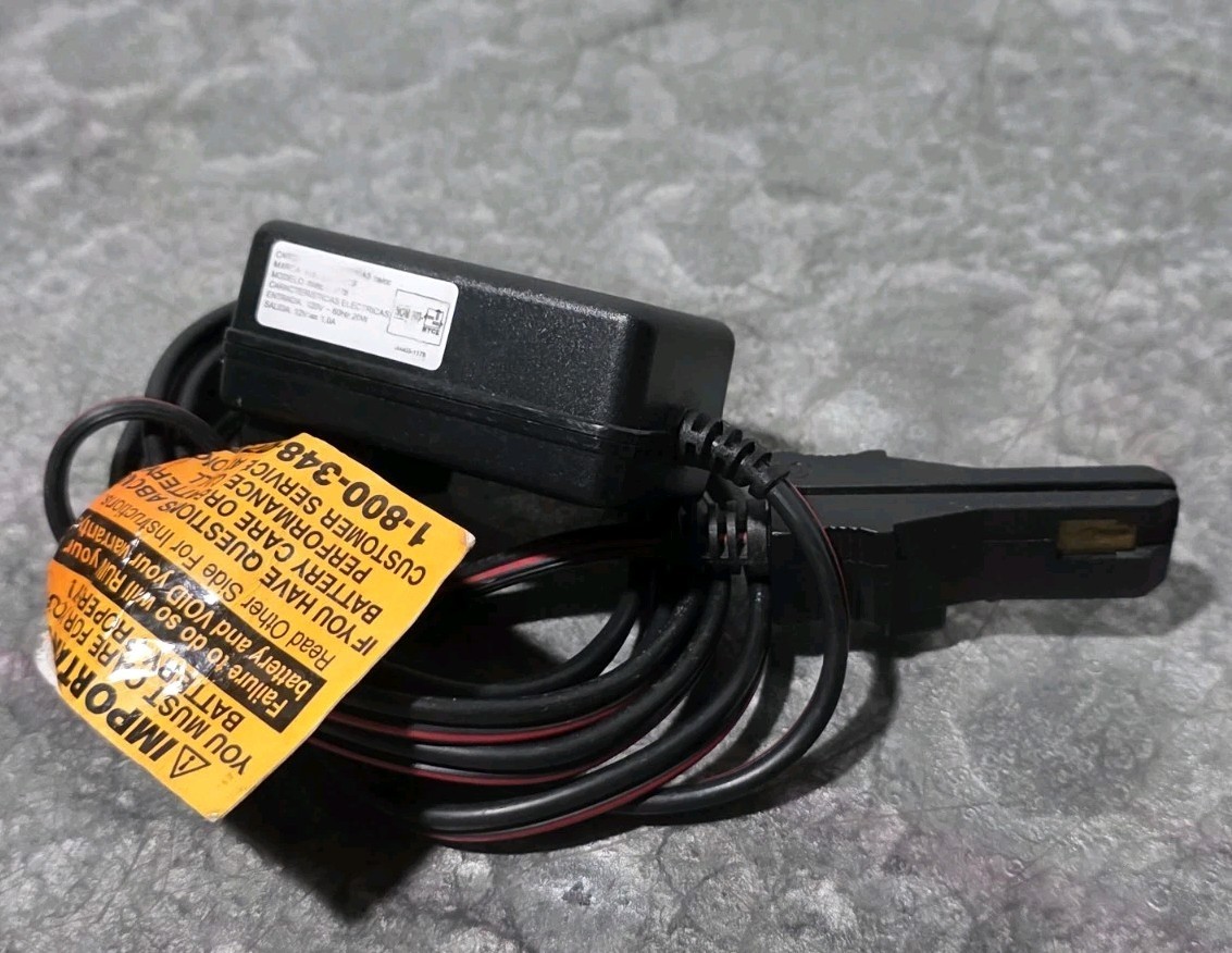Fisher Price 00801-1778 Power Wheels 12V 1A Adapter Charger Cord, OEM