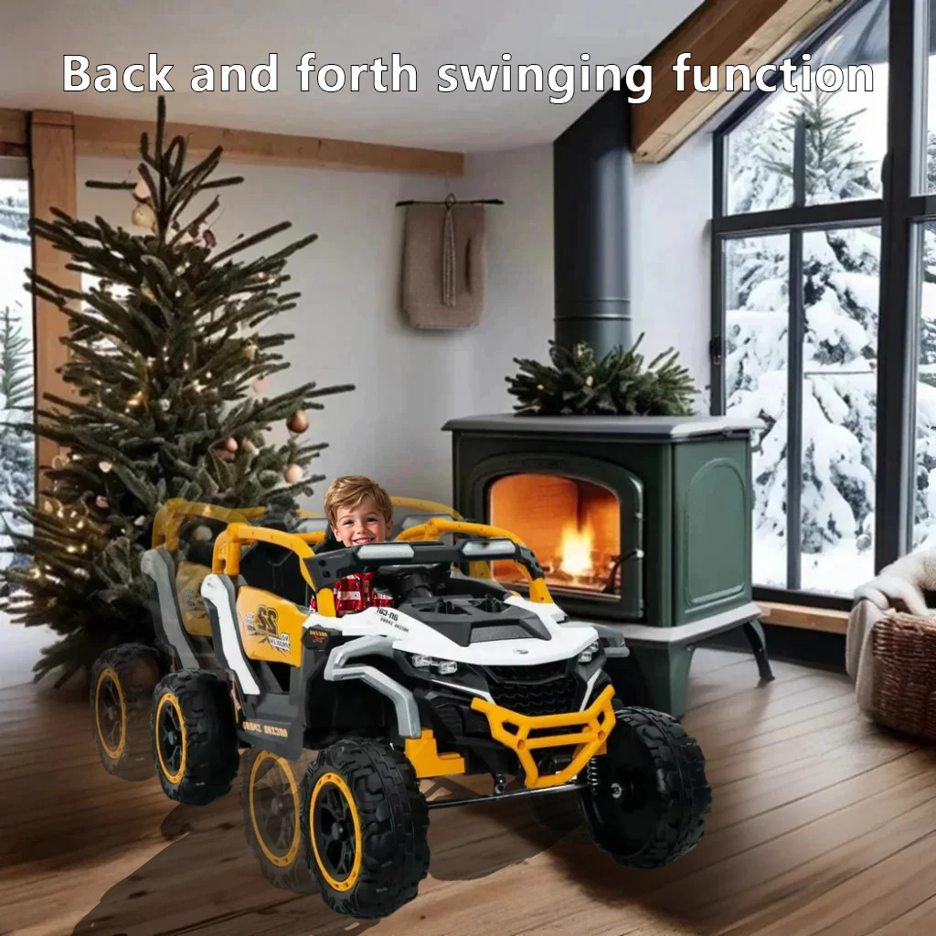 12V Kids Ride On Car UTV Truck 2-Seater Battery Power Wheels with Remote Control