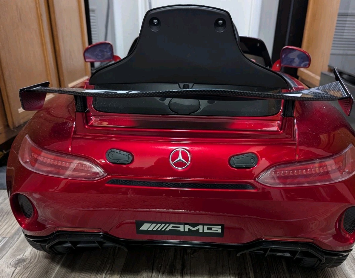 Kids 12V Ride On Car Licensed Mercedes Benz AMG GTR W/MP3 & REMOTE Control Red