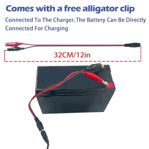6V 12V 24V Round Charger Charging Port for Kids Power Wheels Ride on Electric
