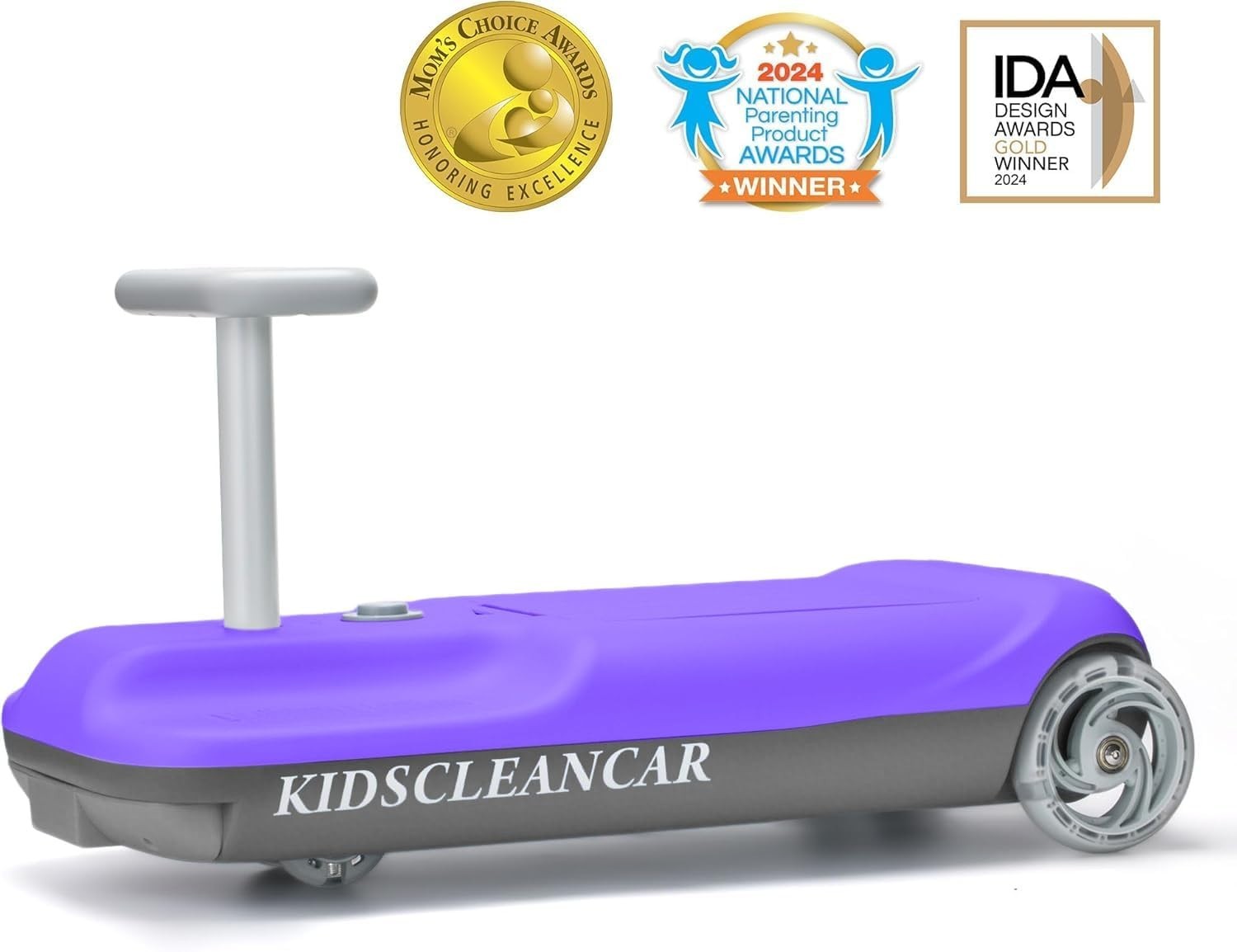 12V Ride-On Car with Cleaning Fun, 3 in 1 Gokart, Soft-Start, 5-Speed Adjusta…