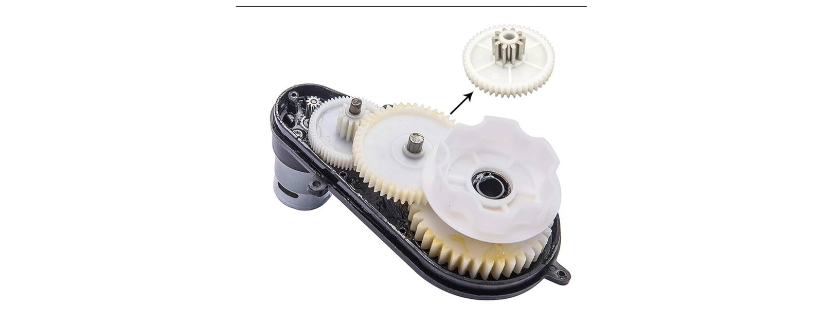 weelye 2Pcs 12V 40000RPM High Speed RS550 Power Wheel Motors