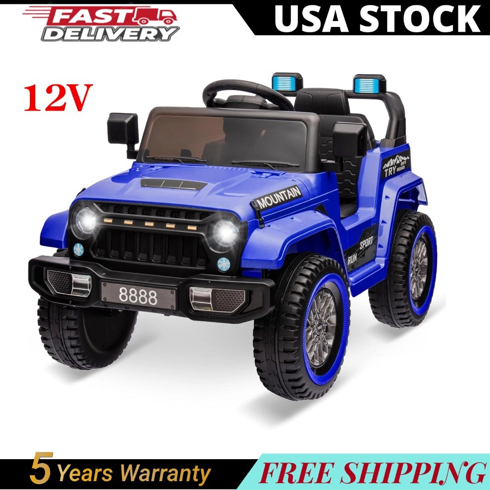 12V Kids Ride On Truck Car Battery Powered Electric Vehicle w/Remote Wireless US