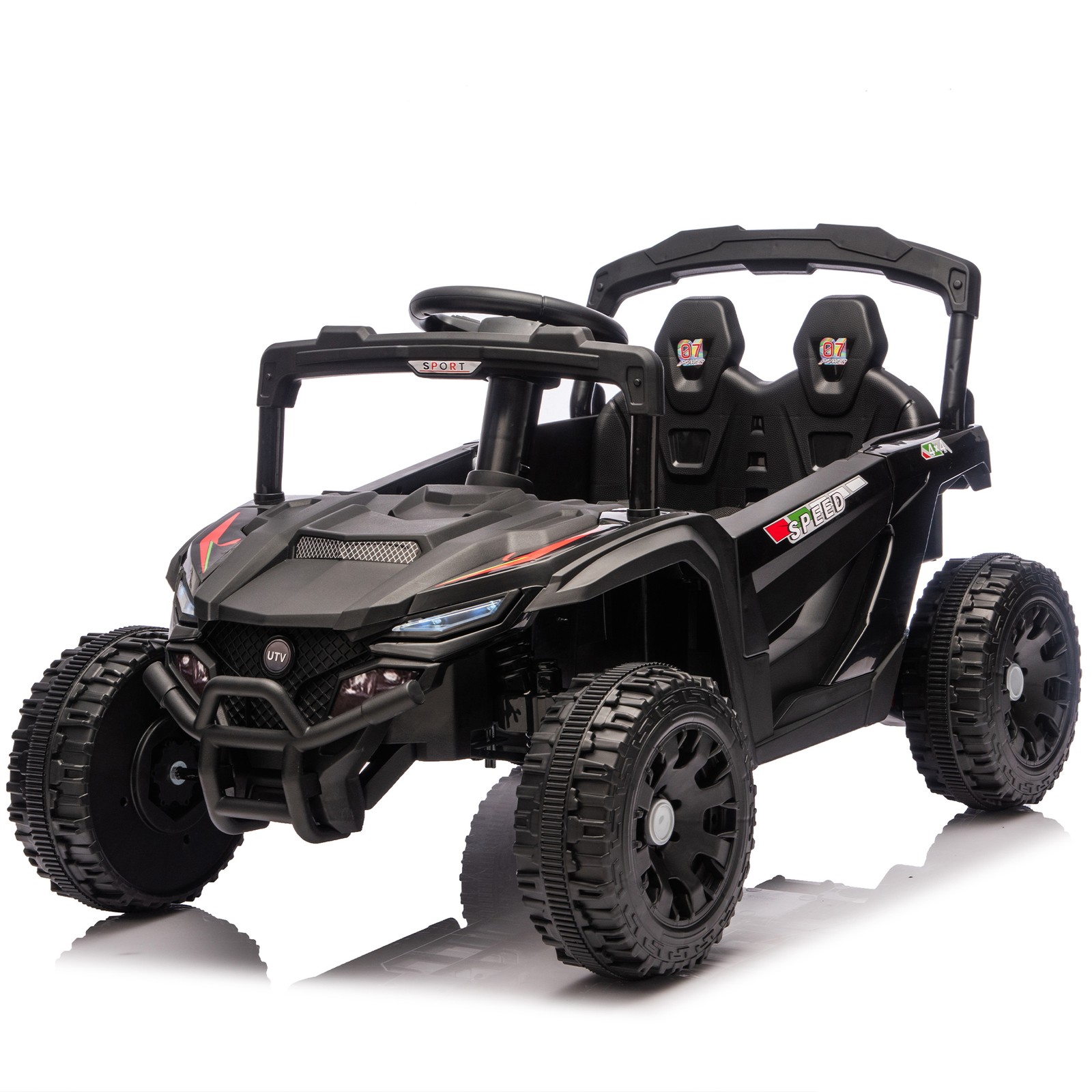 24V Kids Ride on UTV Electric Off-Road Car Speed 1.86-3.11mph w/Remote Control