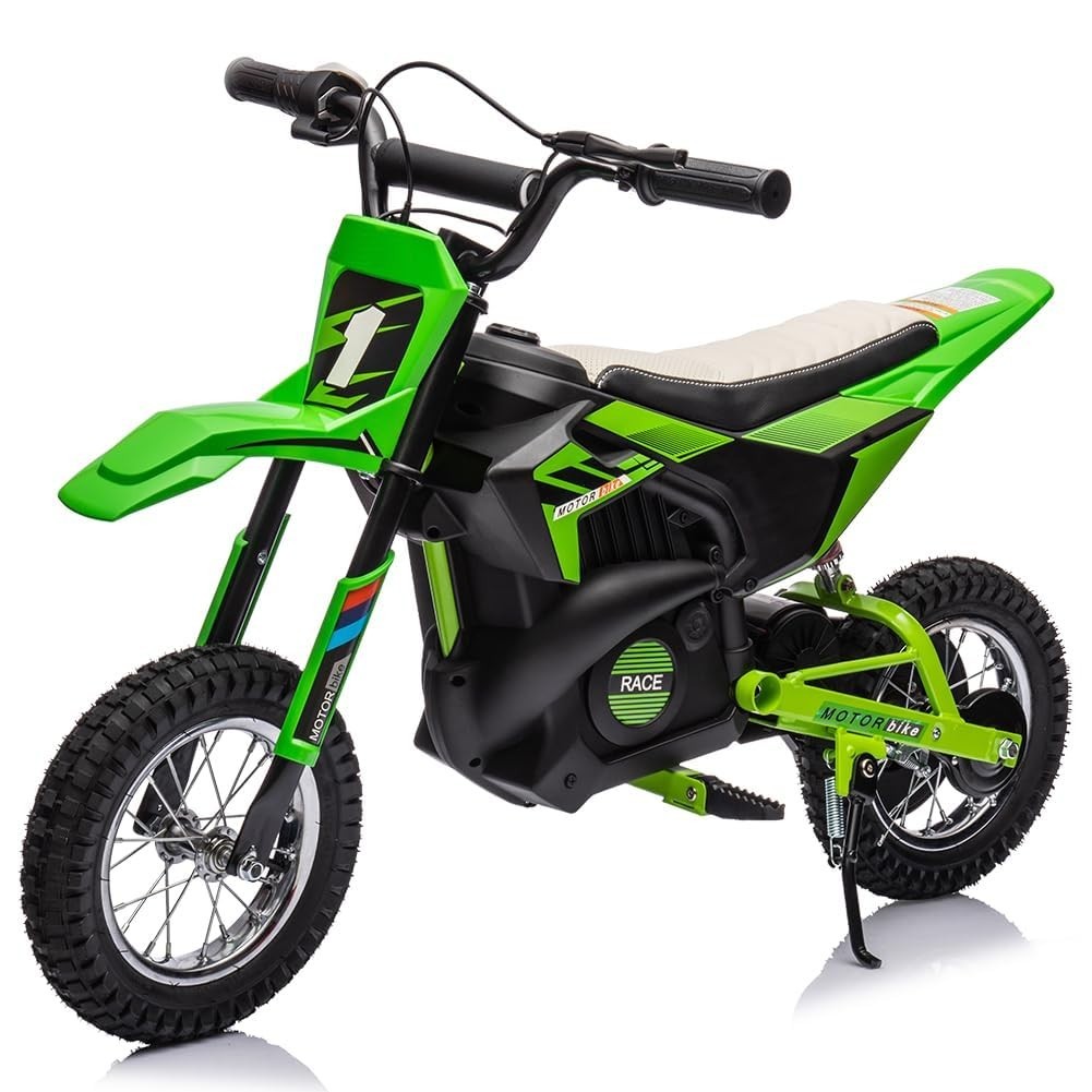 24V Kid Ride on Electric Off-Road Motorcycle 250W Fast Speed Dirt Bike Motocross