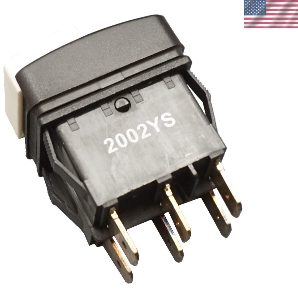 Reliable Forward/Reverse Push Button Switch – 2-Way Circuit with Nickel Contacts