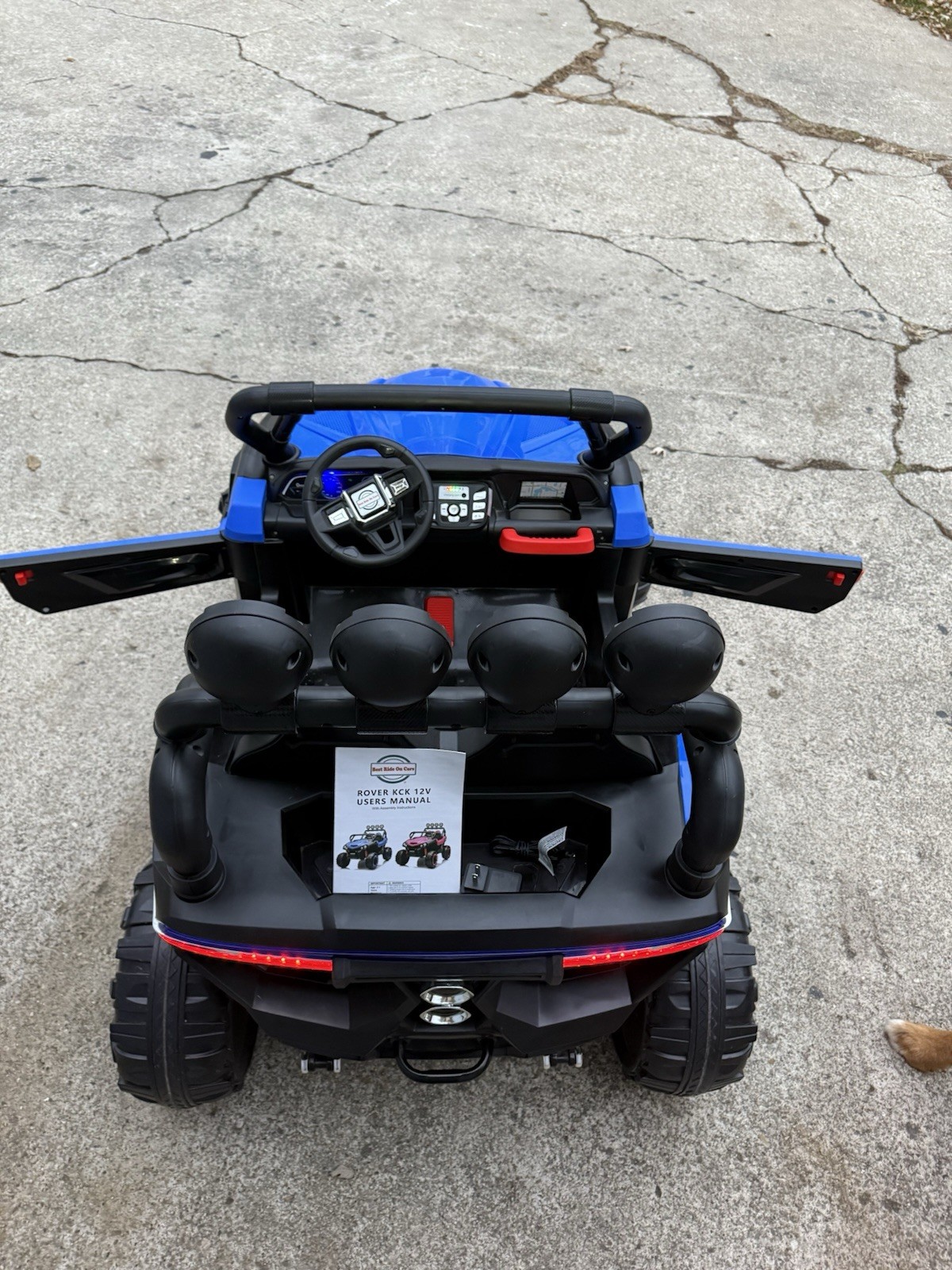 12V Kids UTV Rover Ride-On Car with LED Lights and Safety Belt