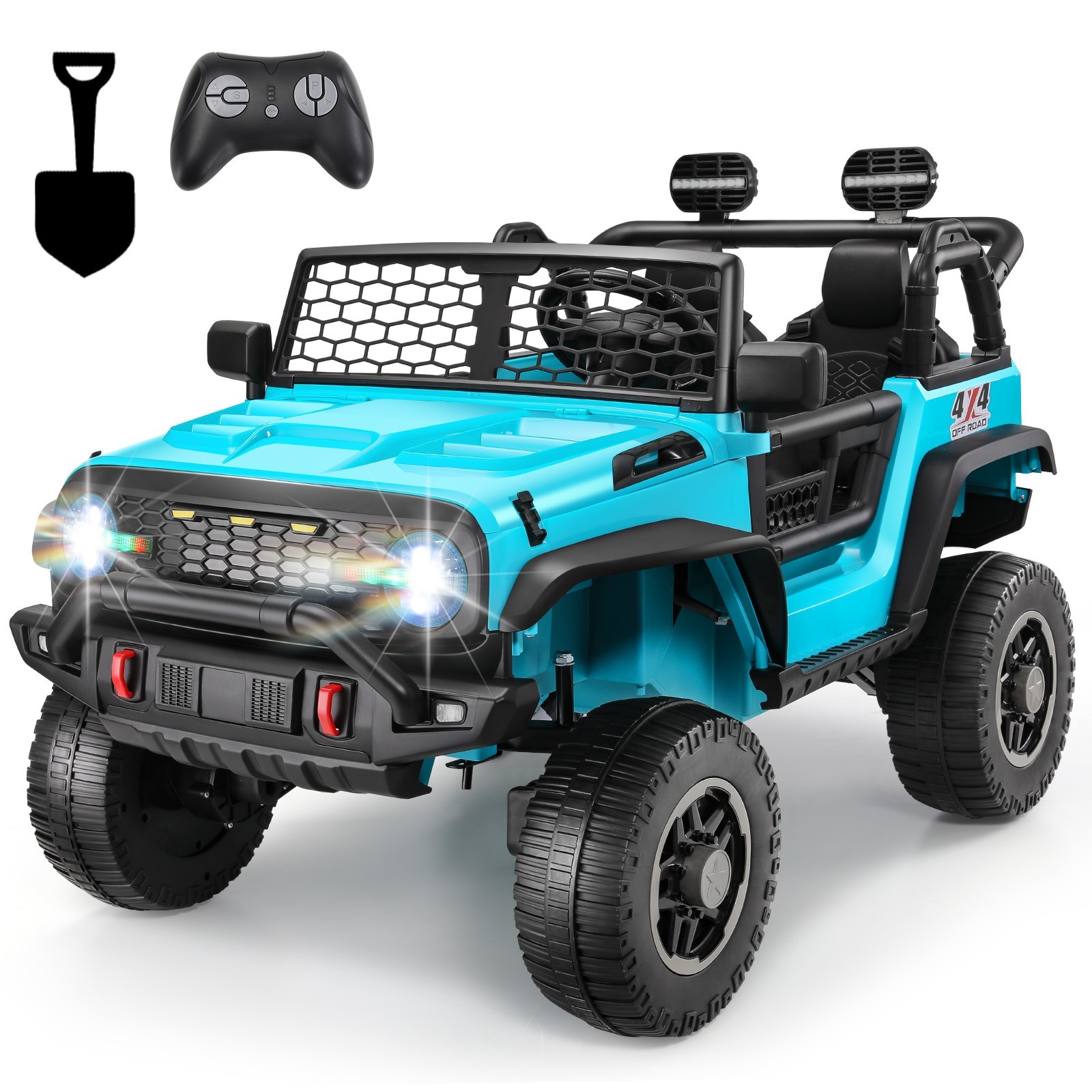 24V Kids Car Ride on Truck 4×100W Motors Electric Battery Power Wheels w/Remote