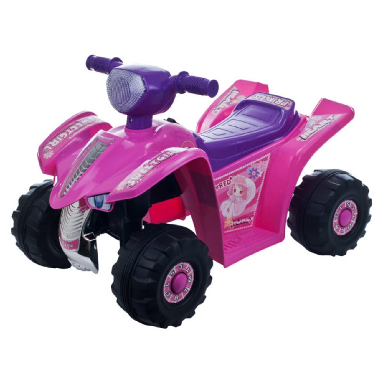 4 Wheeler for – 6V Battery-Powered All-Terrain Ride on Car for Ages 3-6 – Rid…