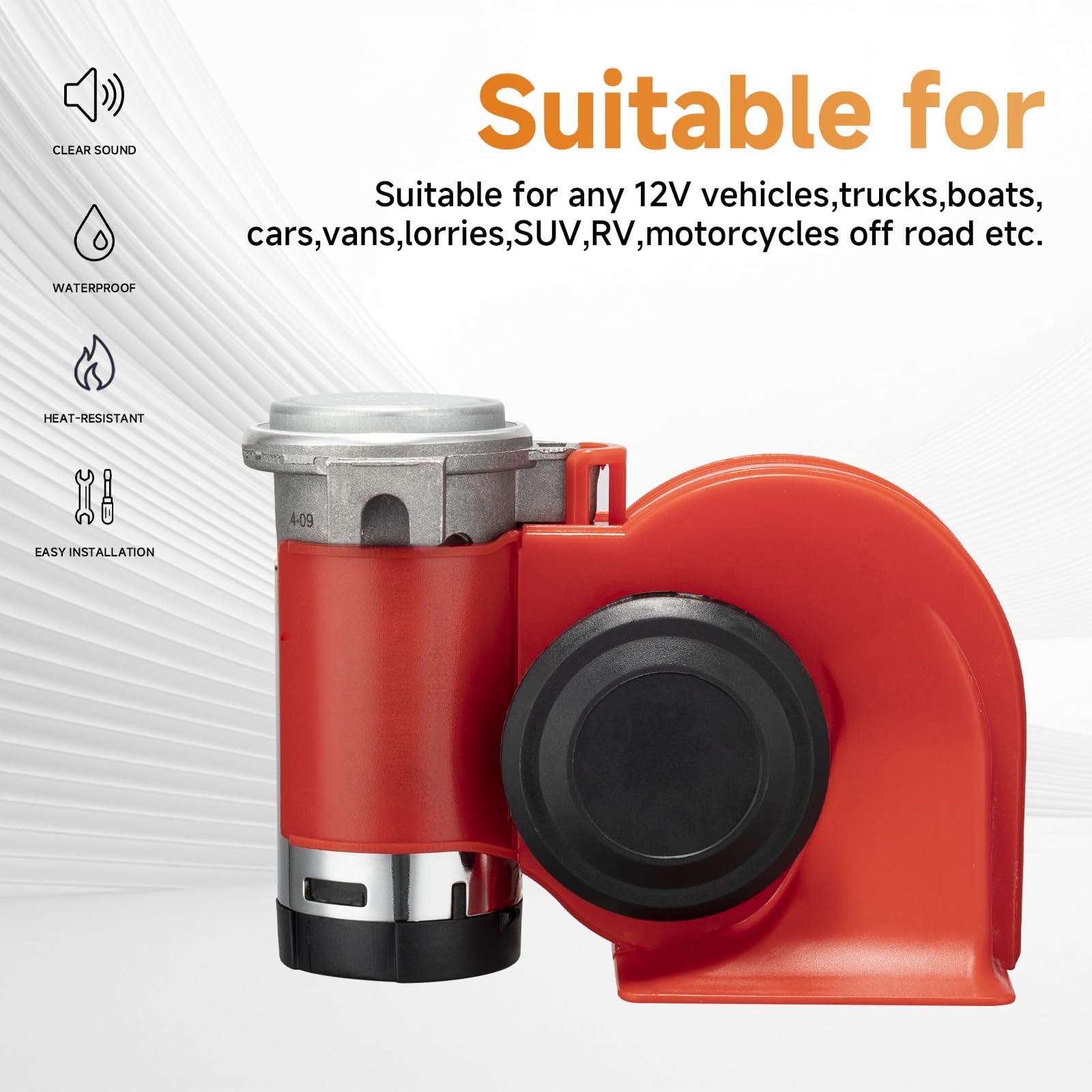 Train Horns kit for trucks,Air Horn for Motorcycle,Train Sound Car Horn Kit 1…