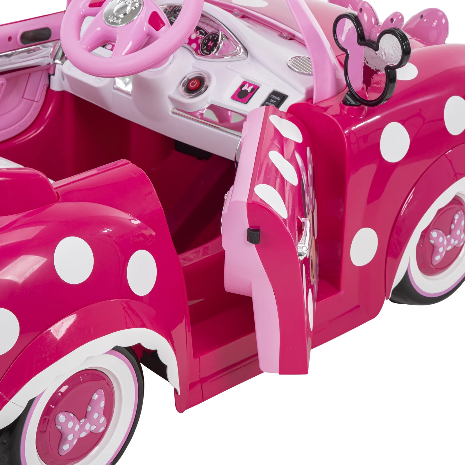 Huffy Minnie Mouse 6V Battery-Powered Ride-On Car for Kids Ages 3+