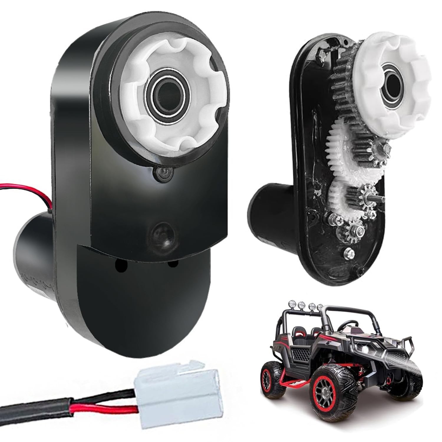 Powerful 24V Motor Gearbox for Ride-On Toys – 5000RPM High Torque Performance