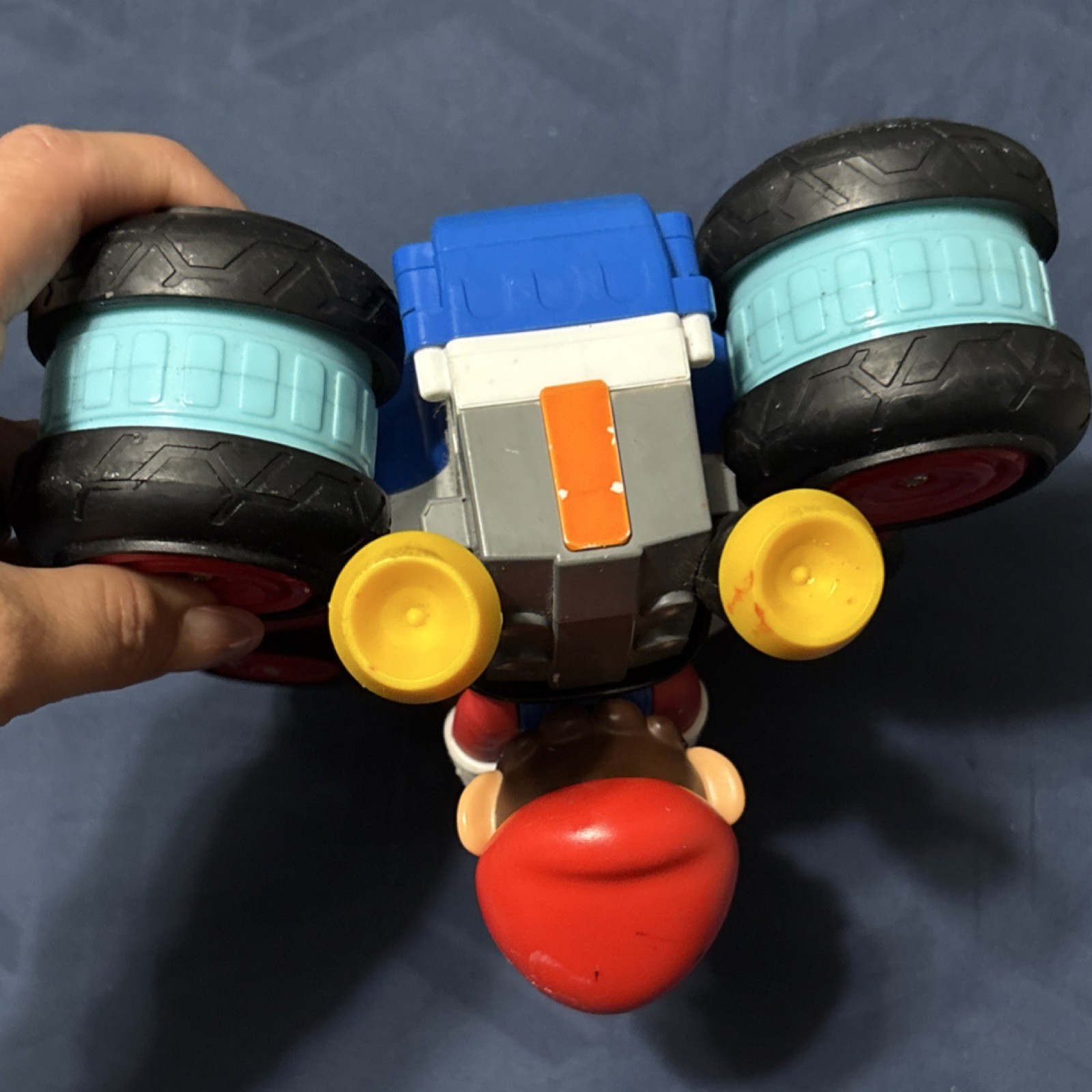 Jakks Super Mario Battery Operated Ride-On Toy Vehicle Red Blue Used