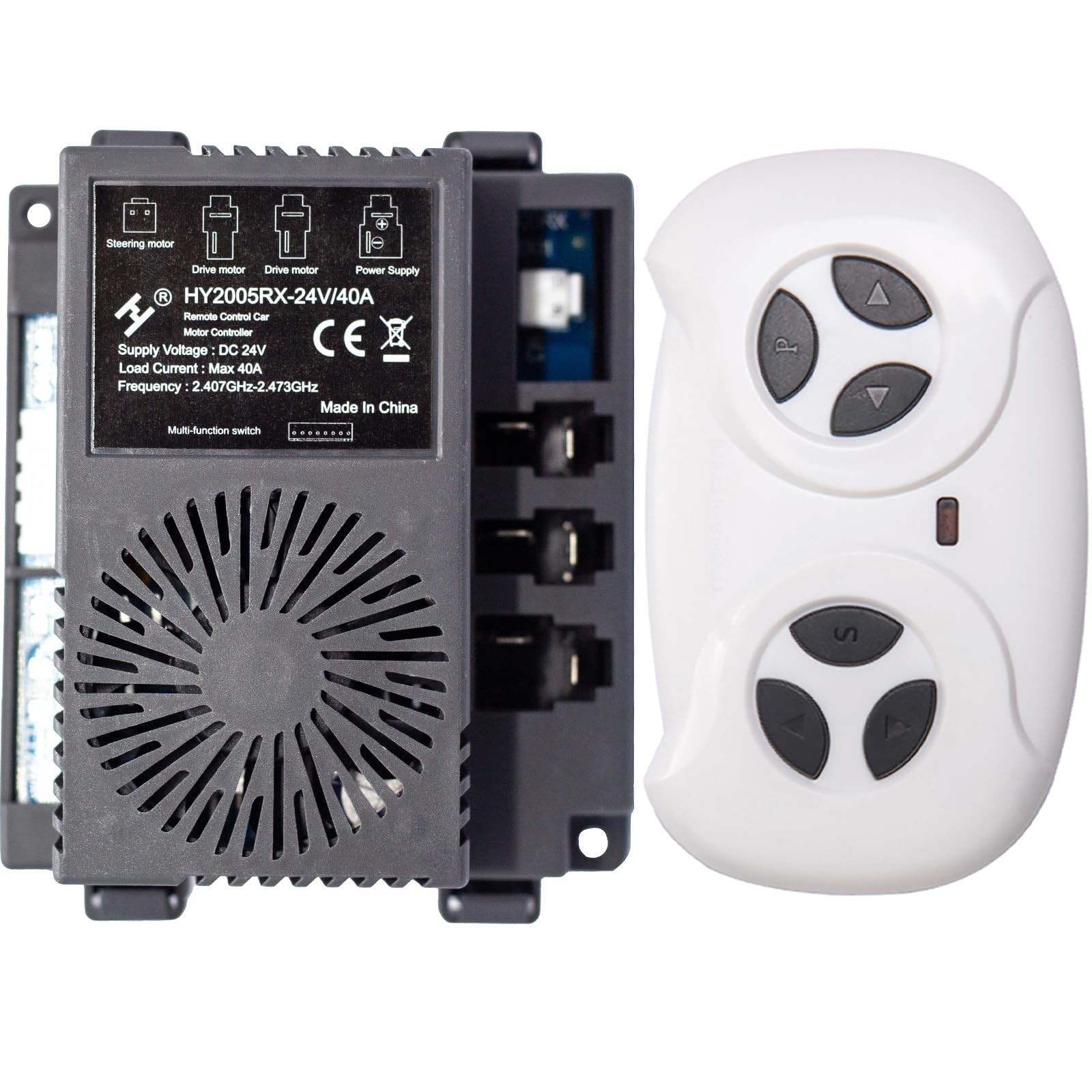 24V 40A Remote Control & Mainboard for Kids Ride-On Toys – Controller Box Parts