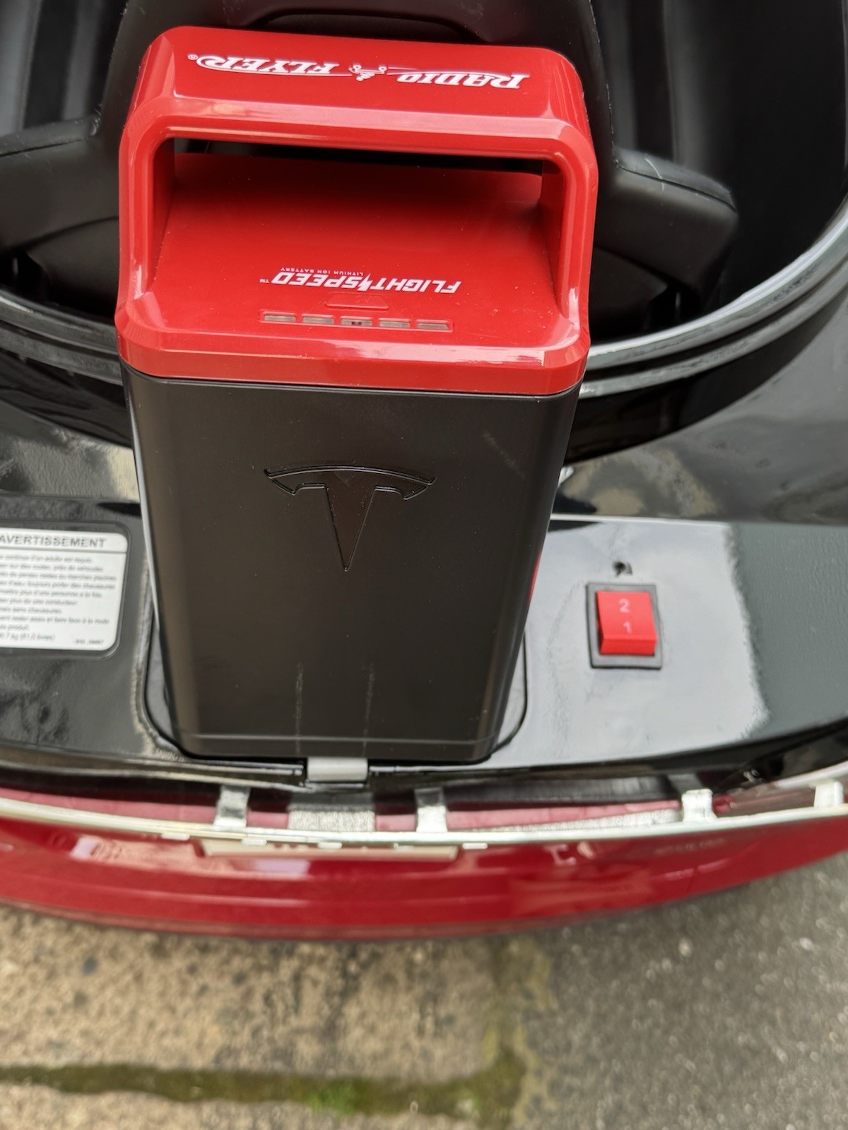 Radio Flyer Tesla Model S Electric Car – Works – W/ Charger