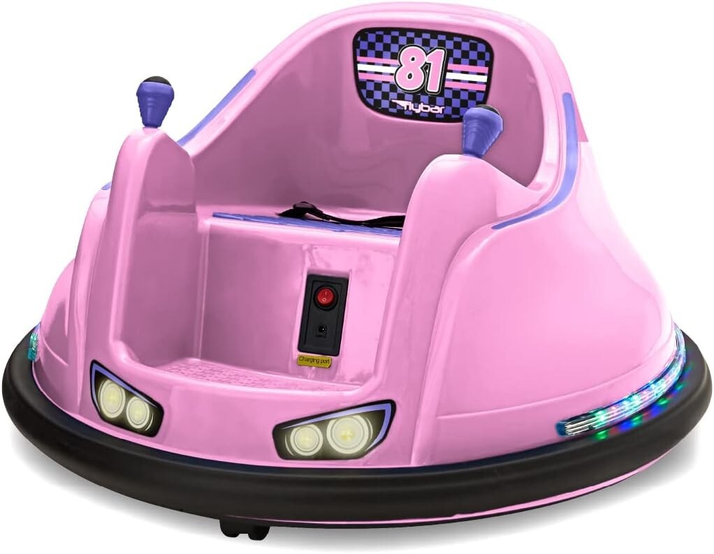 Flybar FunPark 6V Bumper Car for Toddlers, Kids, Toddler, Electric