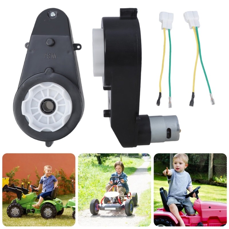 Enhanced 24V RS550 Motor Gearboxes For Off Road Ride On Toy Shockproof Design