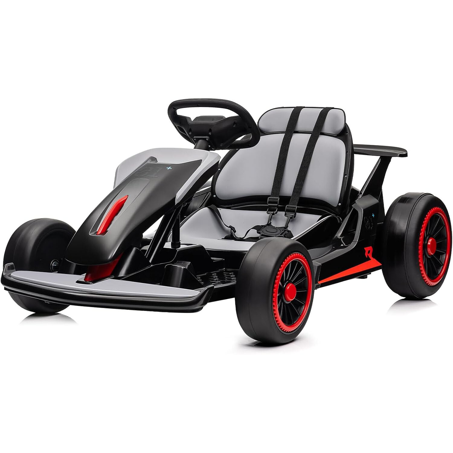 Kids Go Kart 24V, Electric Drift Kart With 2x150W Strong Motors for Boys Girls