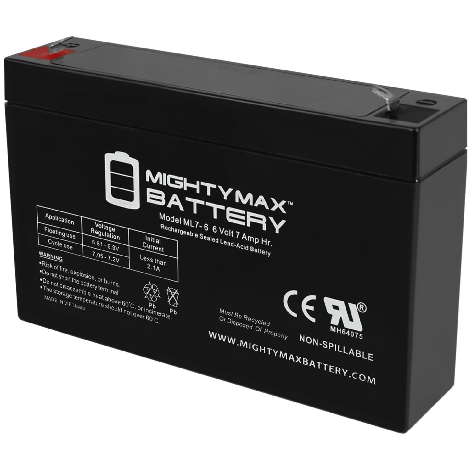 Rechargeable 6V Battery for Kids Ride On*-