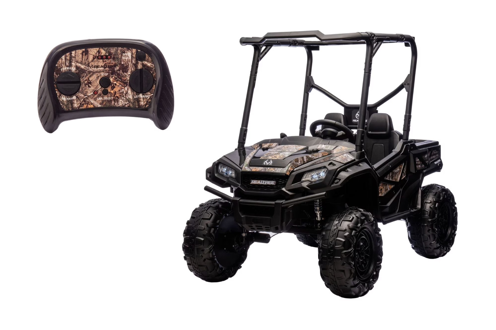 Kids Ride On Toy Car UTV Realtree Camouflage Remote Control 12V Battery Powered
