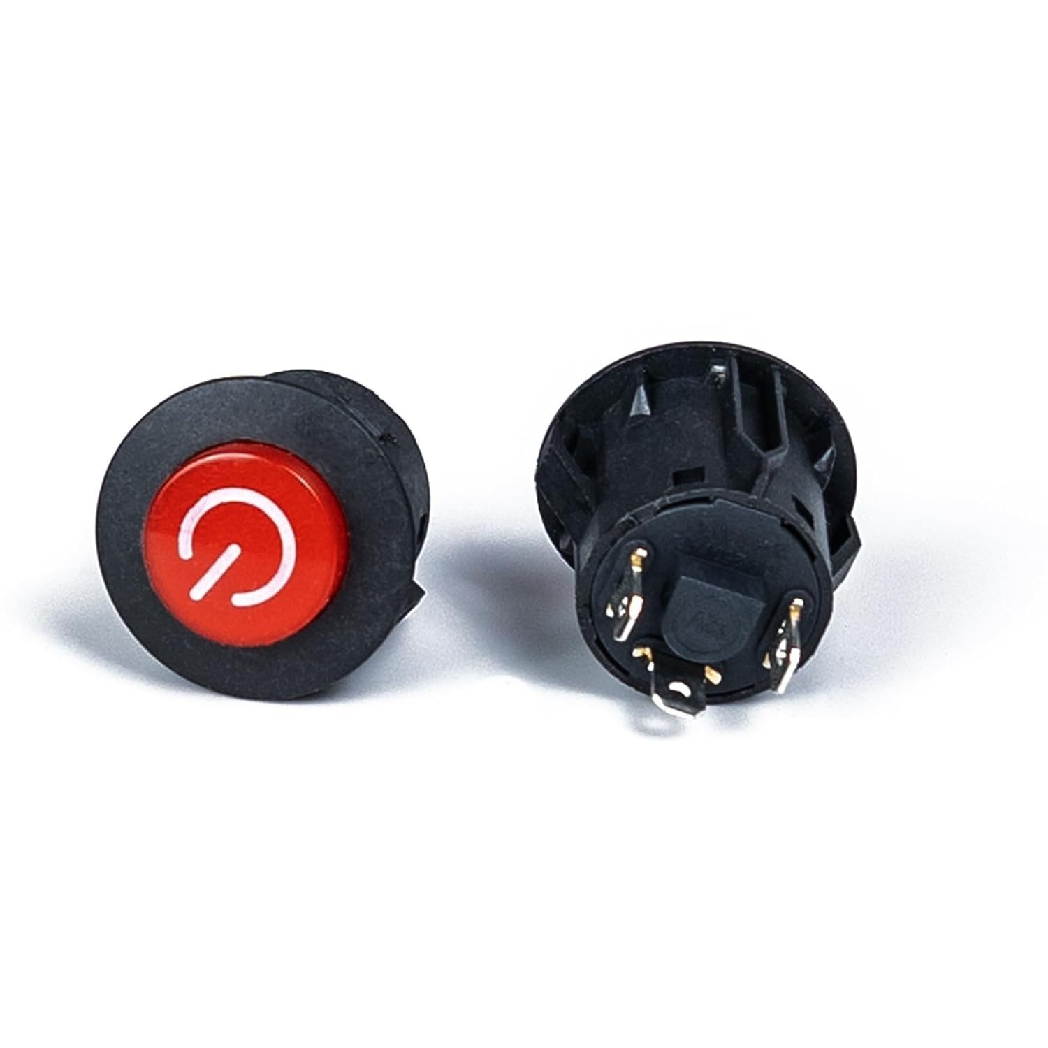 2 Pcs Power Button Switch Push Start Replacement Starts for Kids Ride On Toys