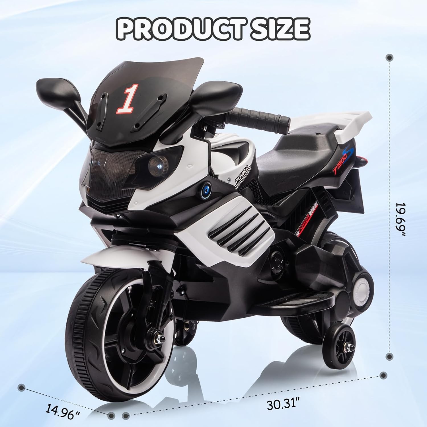 Kids 6V Ride On Motorcycle,Electric Toys Toddler Motorcycle,Gift for Boys Girls