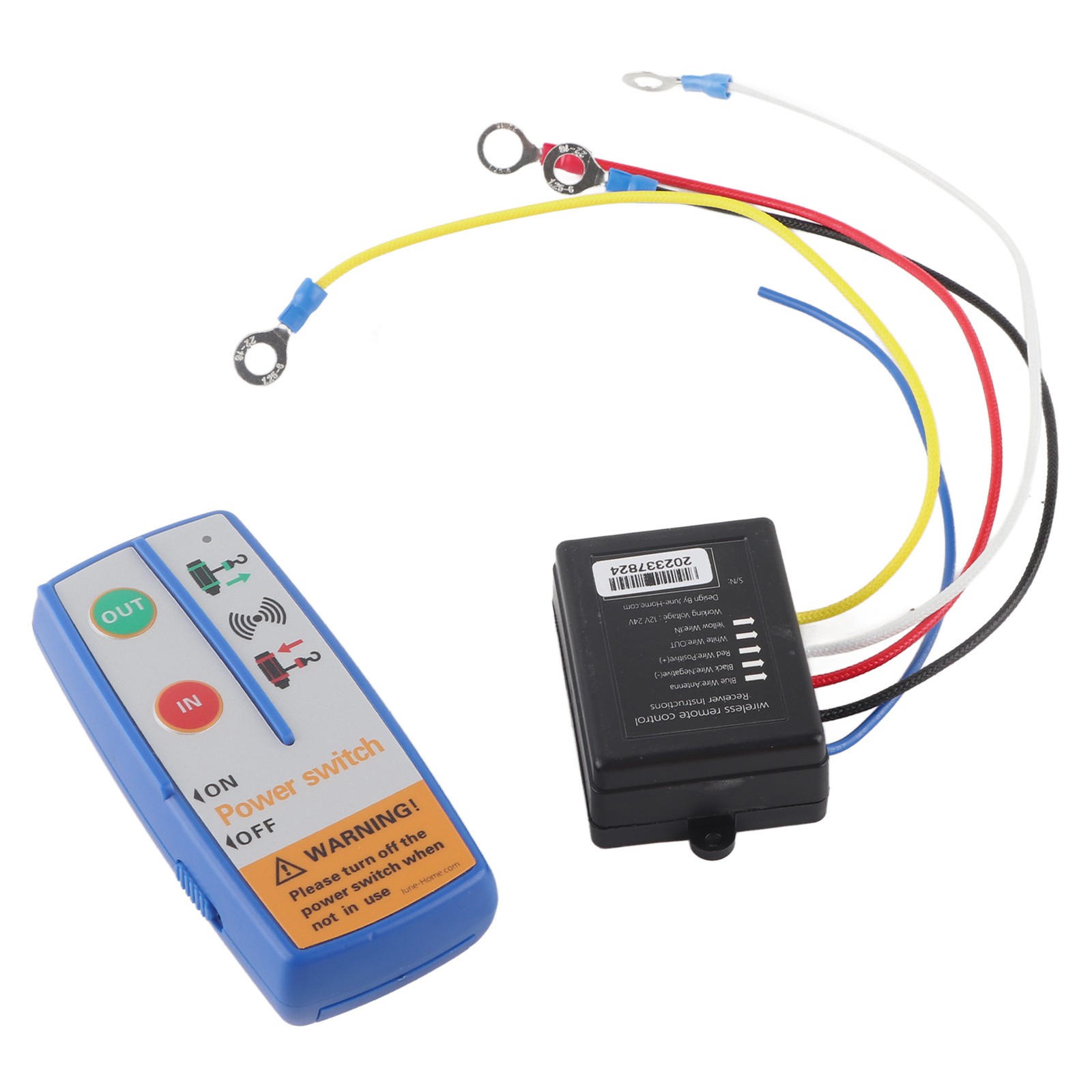Wireless Winch Transmitter For Truck ATV SUV Remote Control System MRQS