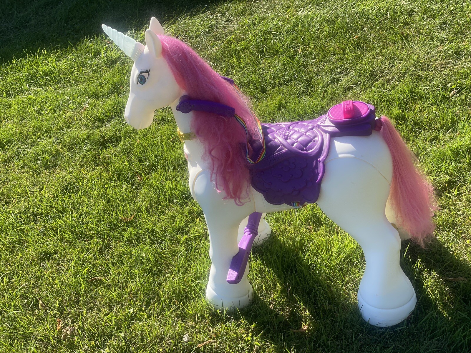 Famous Feber My Lovely Electric Ride-On Unicorn Toy 12 Volt