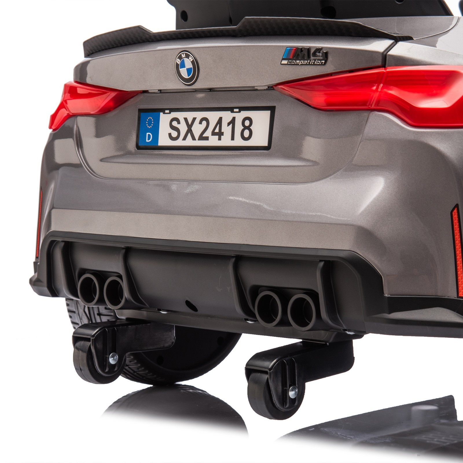 Licensed BMW M4 Electric Ride-On Car 24V Truck with Remote Control for Kids 3-5