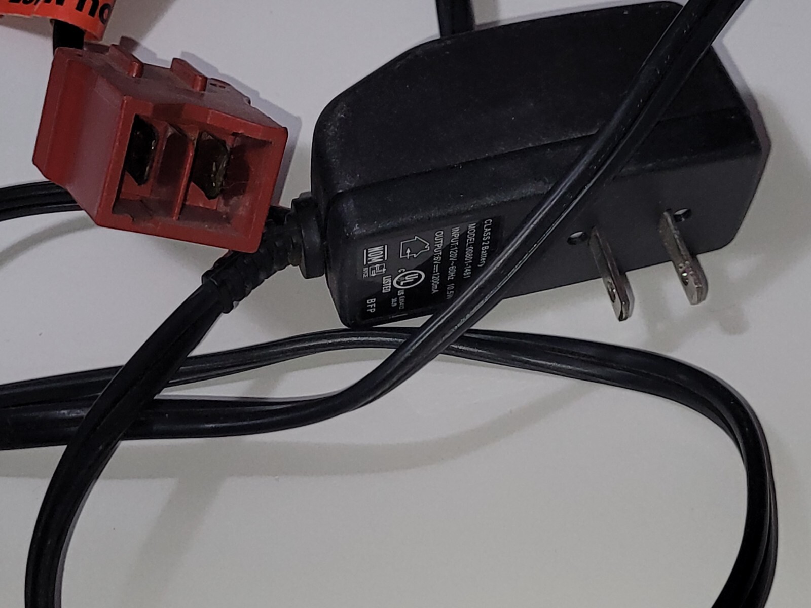 Power Wheels Vehicle Charging Cable 00801-1481