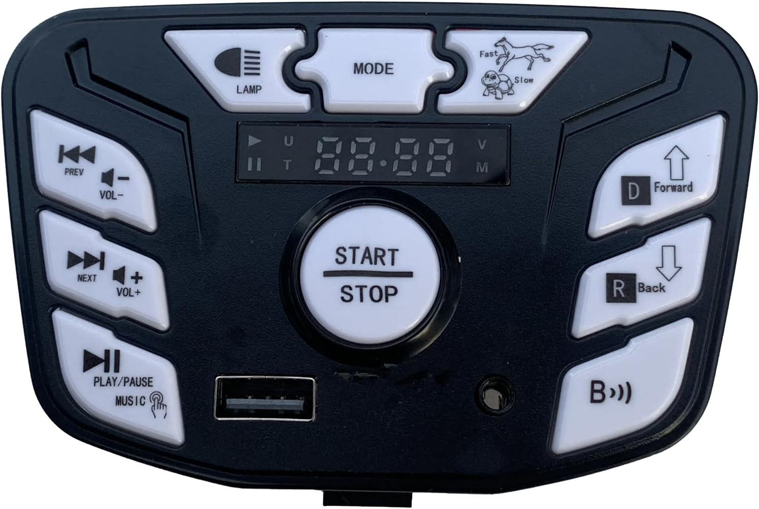 JR1927M-Z 24V Black Children’s Electric Vehicle Central Control, with Music Play