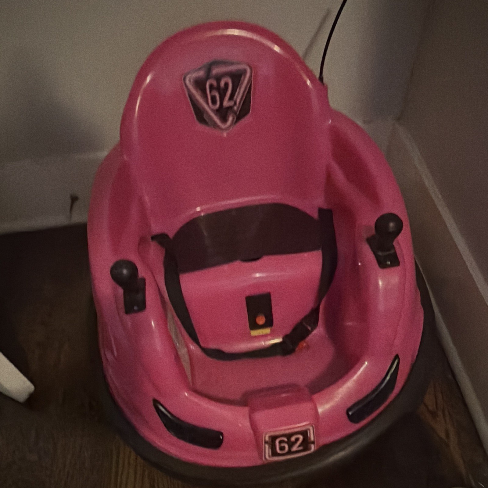 Pink Battery Powered Ride-On Toy Car, Cars Theme, Ages 1-2, 62
