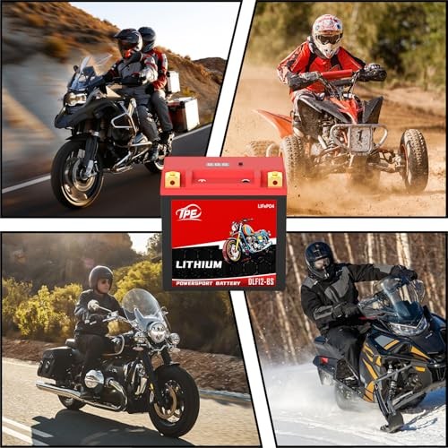 Lithium Motorcycle Battery-BS 12V, Lightweight LiFePO4 Replacement, High YTX12