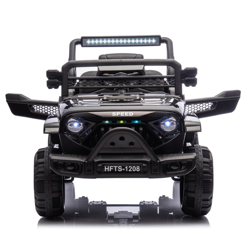 12V Kids Ride On Electric Truck Car W/Parents Control,2WD,Four-wheel suspension