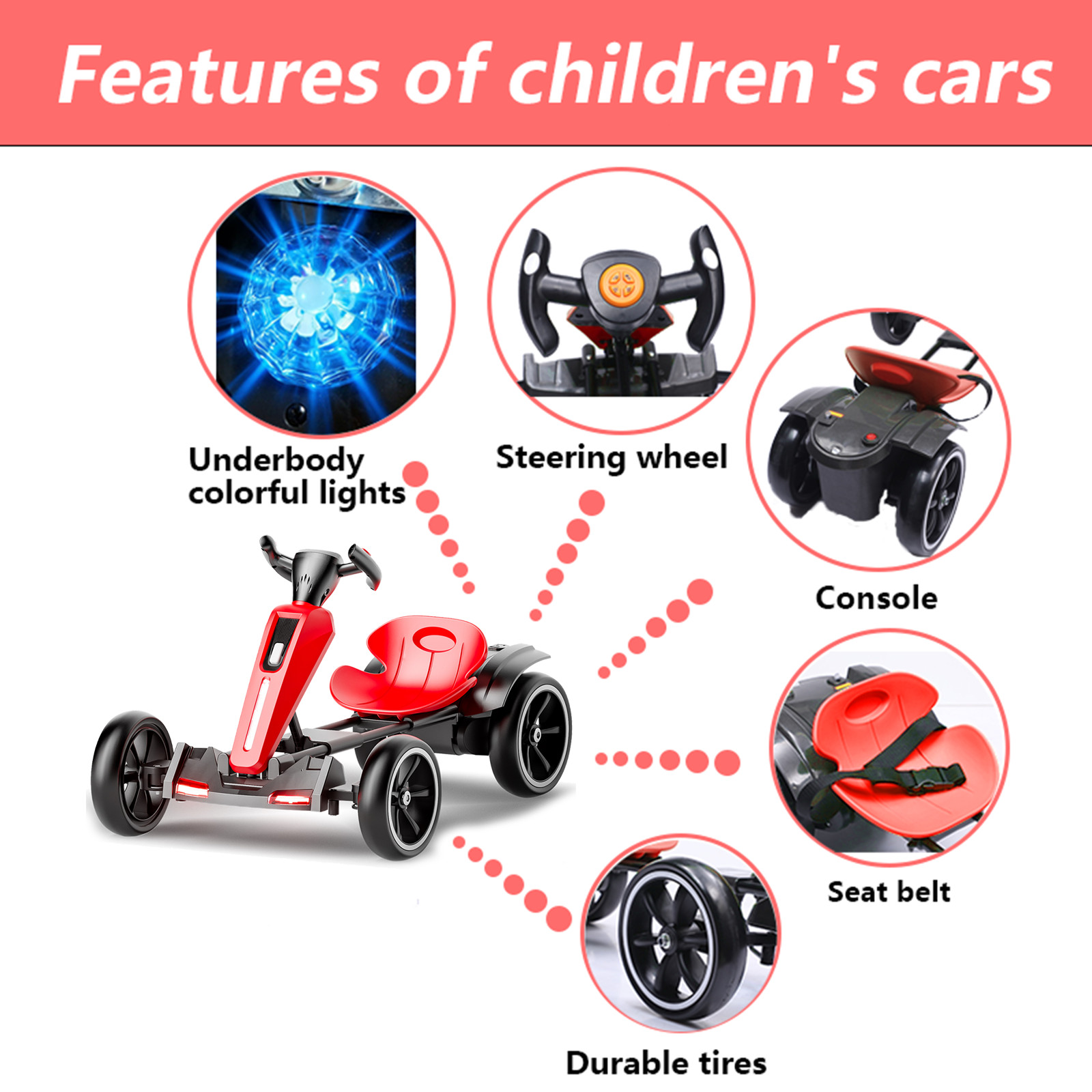 12V Kids Ride on Motorcycle Electric Ride on Motorbike Battery Powered Dirt Bike