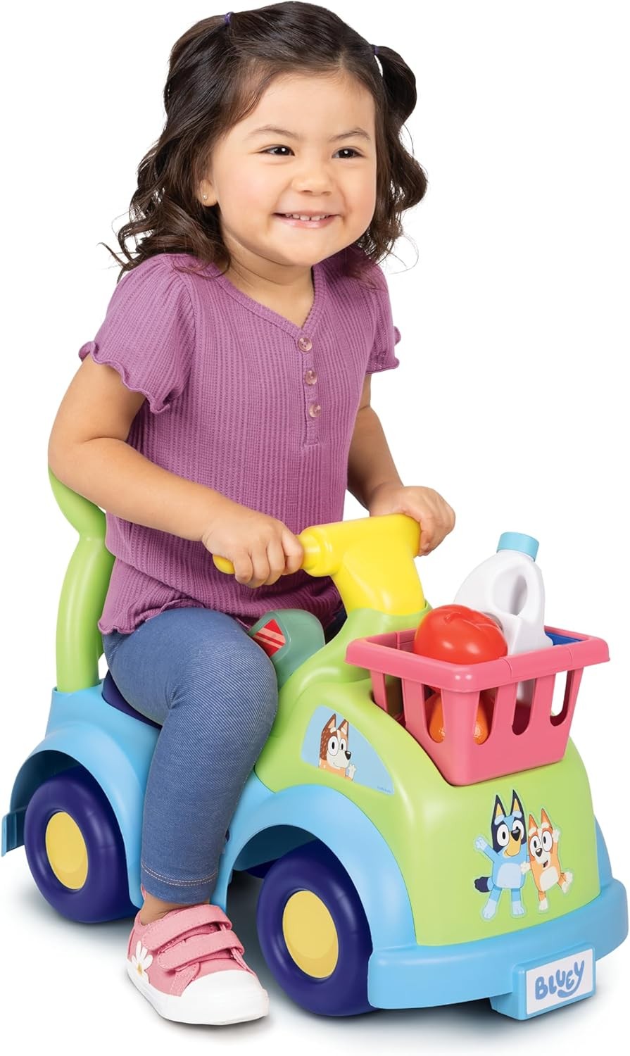 Bluey Shopping Cart Ride On Toy New Gift