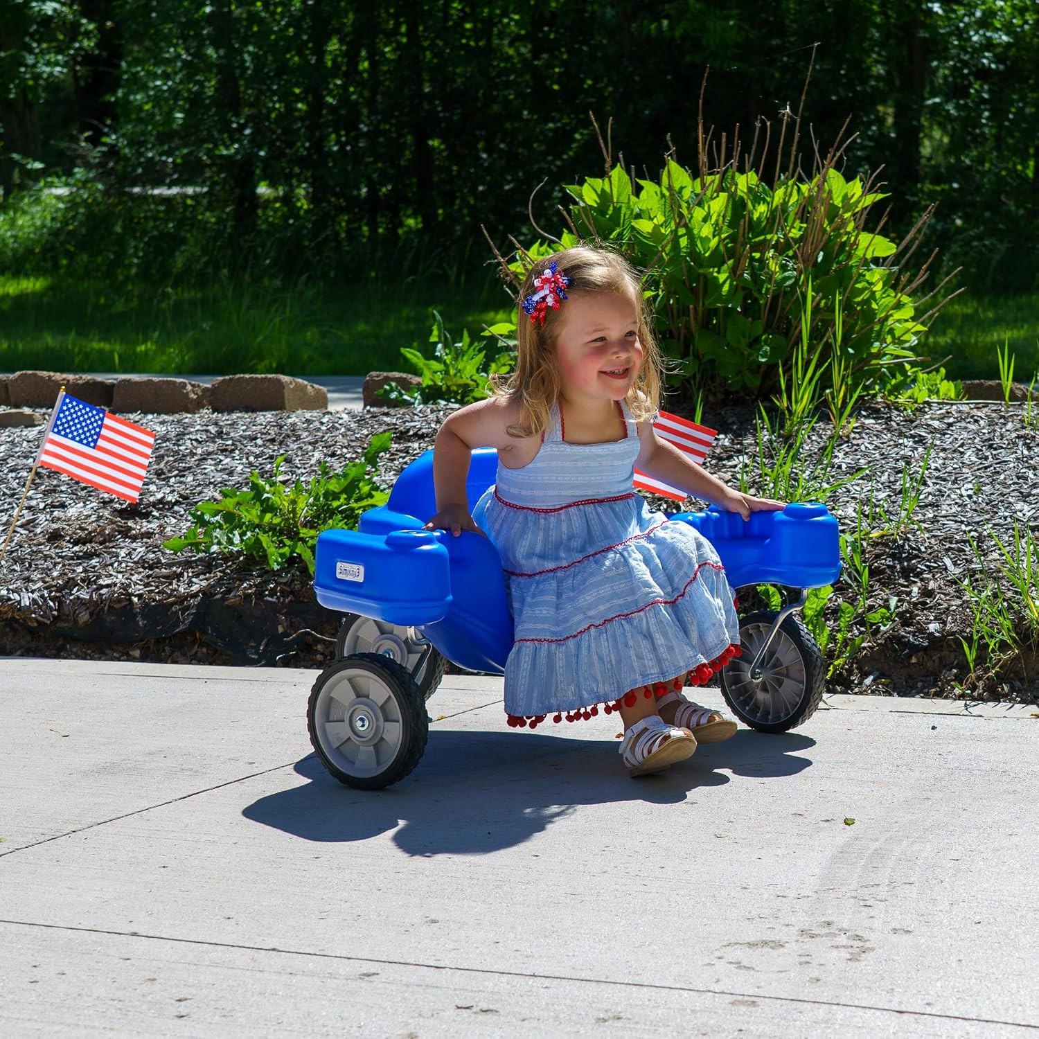 Galaxy Glider Ride-On Toy for Toddlers and Kids Ages 1-1/2 to 5 Years, 360-Degre